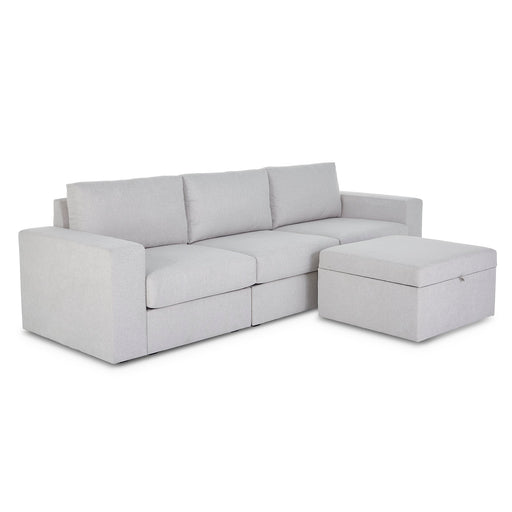 Flex Sofa with Wide Arm and Storage Ottoman - 5000003461