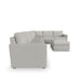 Flex 6-Seat Sectional with Narrow Arm and Ottoman - Dow Furniture (ME)