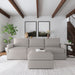 Flex Sofa with Narrow Arm and Ottoman - Dow Furniture (ME)