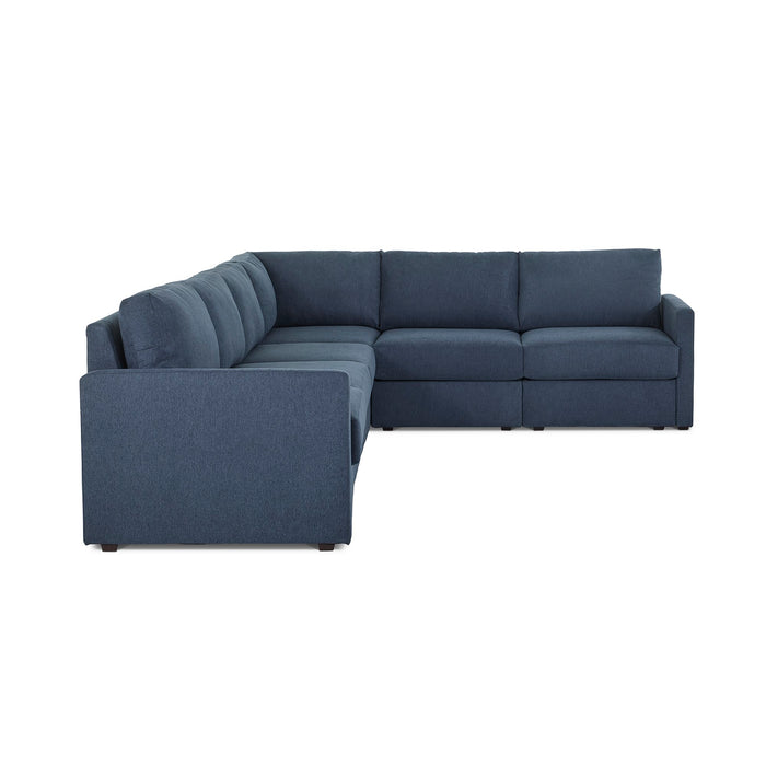 Flex 6-Seat Sectional with Narrow Arm - 5000003818 - Dow Furniture (ME)