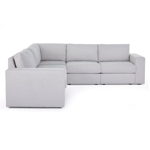 Flex 5-Seat Sectional with Wide Arm - 5000003332 - Dow Furniture (ME)