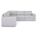Flex 5-Seat Sectional with Wide Arm - 5000003332 - Dow Furniture (ME)