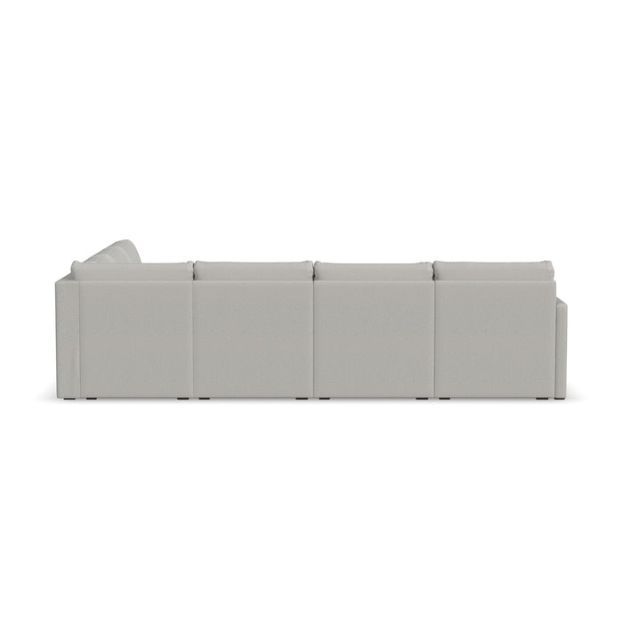 Flex 6-Seat Sectional with Narrow Arm - 5000003378 - Dow Furniture (ME)
