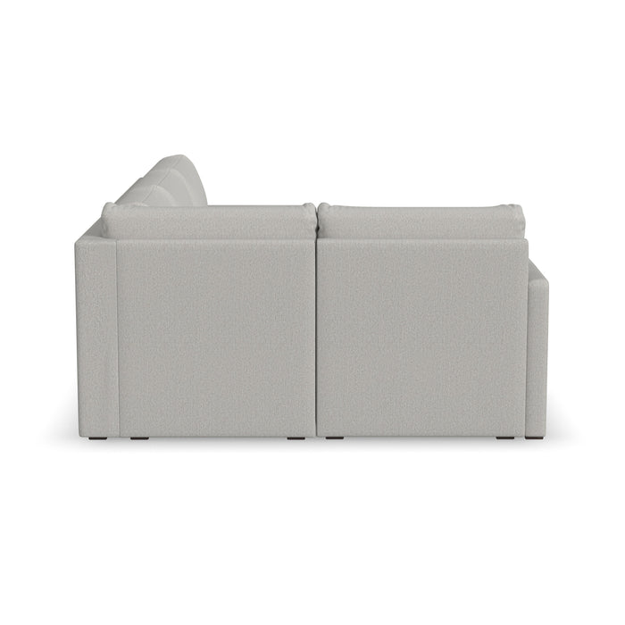 Flex 4-Seat Sectional with Narrow Arm - 5000003484 - Dow Furniture (ME)