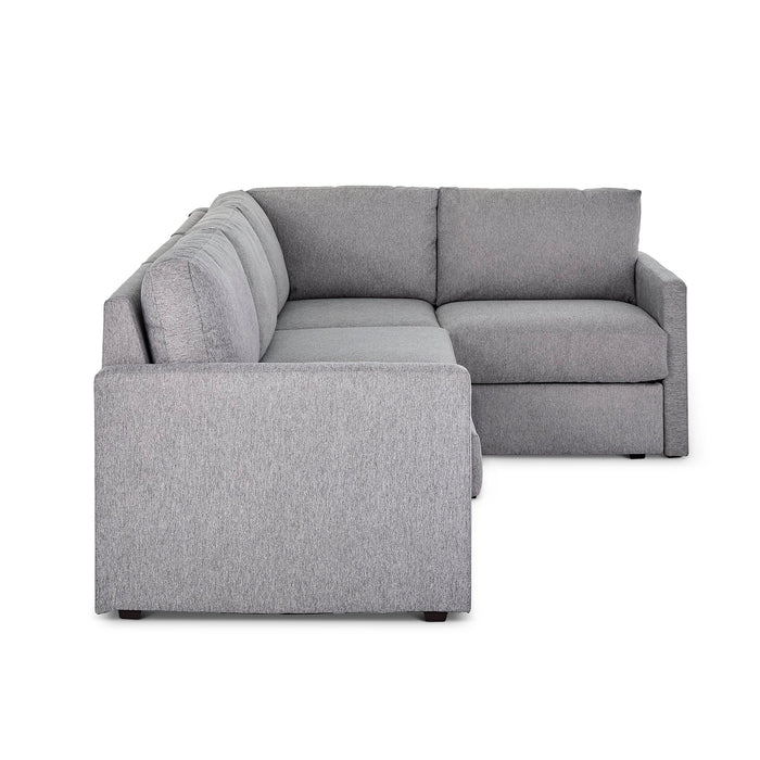 Flex 4-Seat Sectional with Narrow Arm - 5000003485 - Dow Furniture (ME)