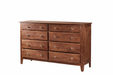 Mapleton Eight Drawer Dresser - Dow Furniture (ME)