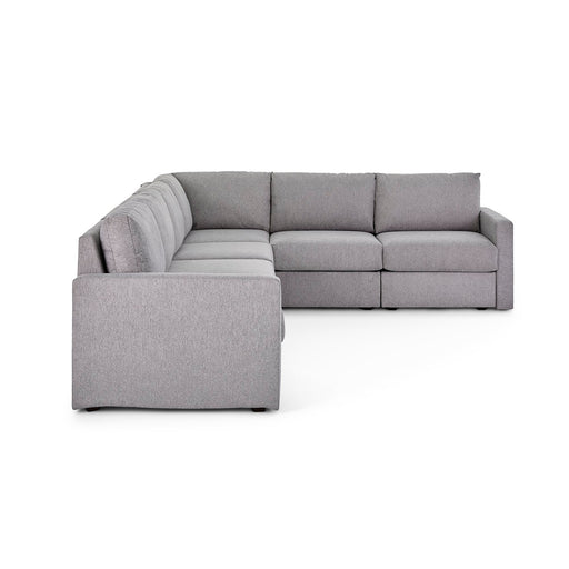 Flex 6-Seat Sectional with Standard Arm - 5000003533 - Dow Furniture (ME)