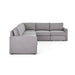 Flex 6-Seat Sectional with Standard Arm - 5000003533 - Dow Furniture (ME)