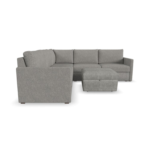 Flex 5-Seat Sectional with Narrow Arm and Storage Ottoman - 5000003374 - Dow Furniture (ME)