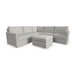 Flex 5-Seat Sectional with Narrow Arm and Ottoman - Dow Furniture (ME)
