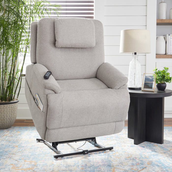 Zecliner Model 2 Petite Latitudes Power Lift Sleep Recliner with Power Headrest & Lumbar - Dow Furniture (ME)