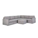 Flex 6-Seat Sectional with Narrow Arm and Storage Ottoman - 5000003380 - Dow Furniture (ME)