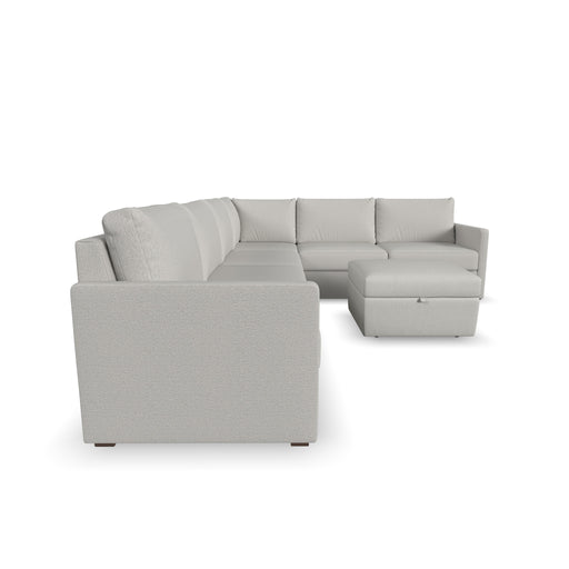 Flex 6-Seat Sectional with Narrow Arm and Storage Ottoman - 5000003377 - Dow Furniture (ME)