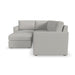 Flex 4-Seat Sectional with Standard Arm and Ottoman - Dow Furniture (ME)