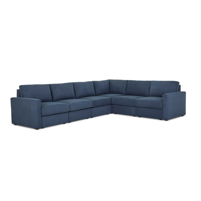 Flex 6-Seat Sectional with Standard Arm - 5000003828 - Dow Furniture (ME)