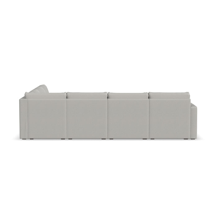Flex 6-Seat Sectional with Standard Arm - 5000003532 - Dow Furniture (ME)