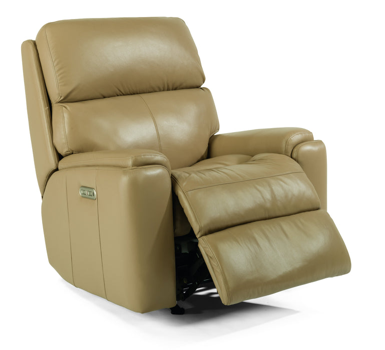 Rio 3904-51H Power Rocking Recliner with Power Headrest - Dow Furniture (ME)