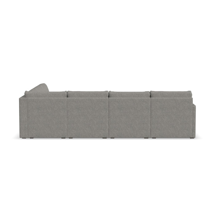 Flex 6-Seat Sectional with Narrow Arm - 5000003381 - Dow Furniture (ME)