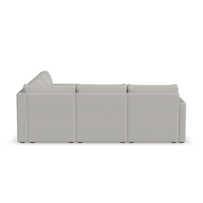 Flex 5-Seat Sectional with Standard Arm - 5000003528 - Dow Furniture (ME)