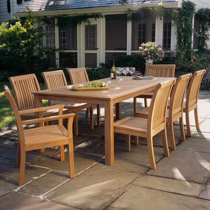 85" Wainscott Dining Table with Chelsea Chairs