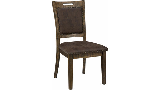 Jofran Cannon Valley Upholstered Back Dining Chair in Medium Cool Tones (Set of 2) image
