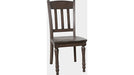 Jofran Madison County Slatback Dining Chair in Barnwood (Set of 2) image