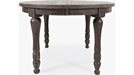 Jofran Madison County Round to Oval Dining Table in Barnwood image