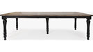 Jofran Madison County Rectangle Extension Dining Table in Vintage Black image