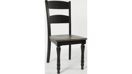 Jofran Madison County Ladderback Dining Chair in Vintage Black (Set of 2) image