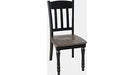 Jofran Madison County Slatback Dining Chair in Vintage Black (Set of 2) image