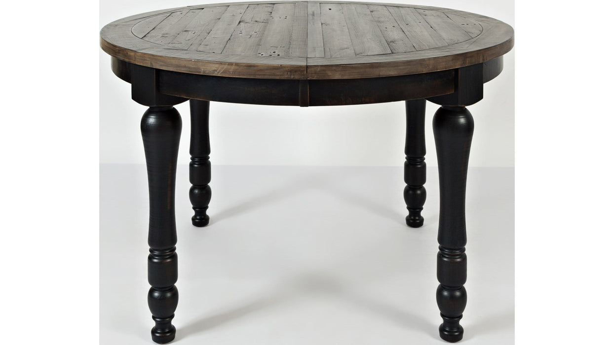 Jofran Madison County Round to Oval Dining Table in Vintage Black image