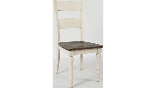 Jofran Madison County Ladderback Dining Chair in Vintage White (Set of 2) image
