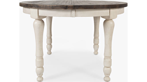 Jofran Madison County Round to Oval Dining Table in Vintage White image