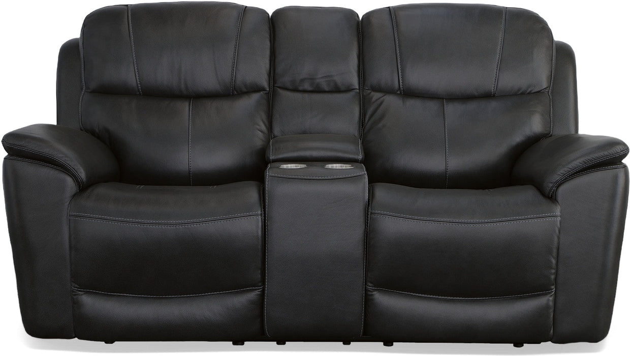 Crew Power Reclining Loveseat with Console & Power Headrests & Lumbar