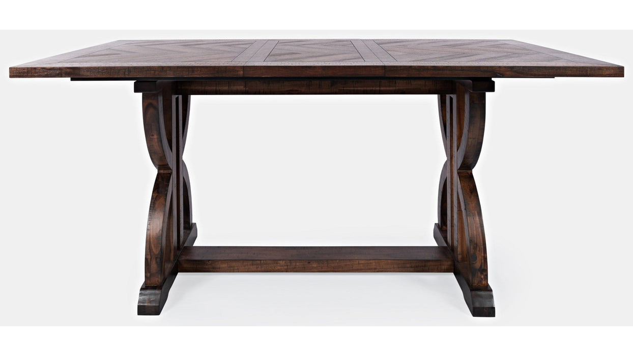 Jofran Fairview Counter Height Dining Table in Dark Oak image