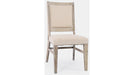 Jofran Fairview Dining Side Chair in Ash/Cream (Set of 2) image