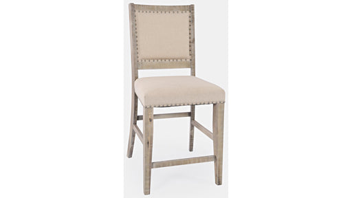 Jofran Fairview Counter Stool in Ash/Cream (Set of 2) image