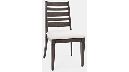 Jofran Lincoln Square Ladderback Chair in Cream/Dark Espresso (Set of 2) image