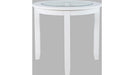 Jofran Urban Icon 42" Round Counter Height Dining Table in White image
