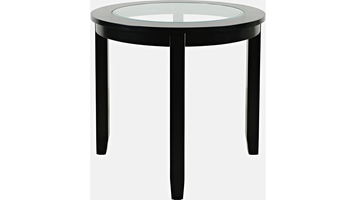 Jofran Urban Icon 42" Round Counter Height Dining Table in Black image