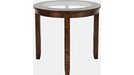 Jofran Urban Icon 42" Round Counter Height Dining Table in Merlot image