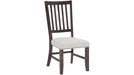 Jofran Willow Creek Slatback Chair in Cream/Rich Distressed (Set of 2) image