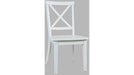 Jofran Eastern Tides X Back Dining Chair in Blanc (Set of 2) image