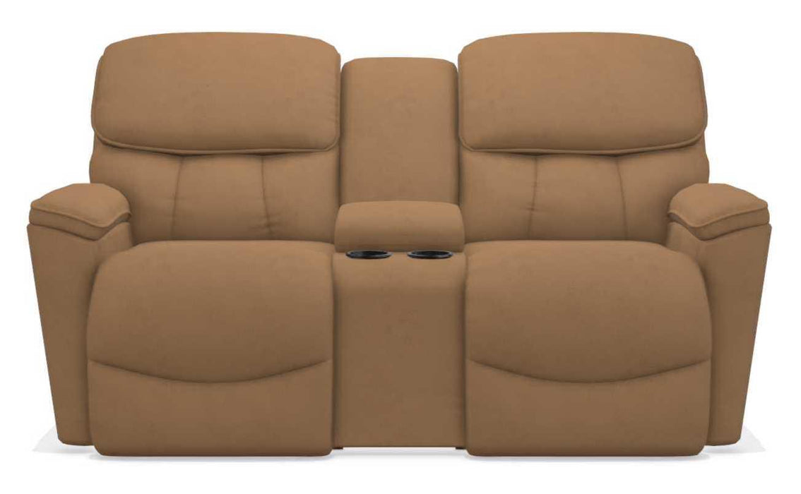 La-Z-Boy Kipling Fawn Power Reclining Loveseat With Headrest and Console image