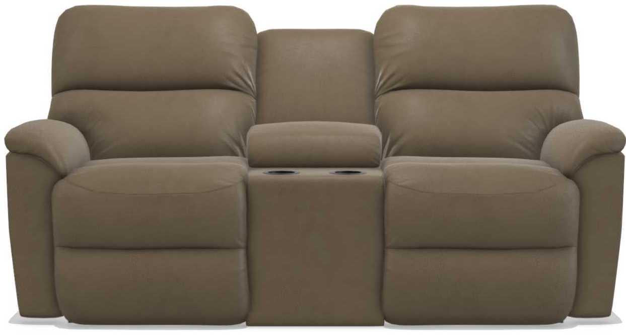 La-Z-Boy Brooks Marble Power Reclining Loveseat with Headrest and Console image