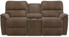 La-Z-Boy Brooks Ash Power Reclining Loveseat With Headrest And Console image