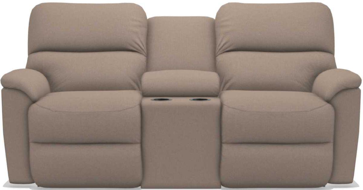 La-Z-Boy Brooks Cashmere Power Reclining Loveseat With Console image