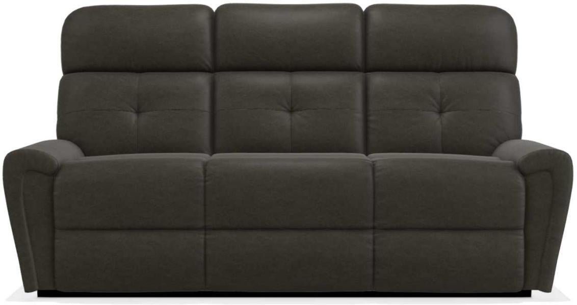 LaZBoy Douglas Charcoal Power Reclining Sofa with Headrest Furniture