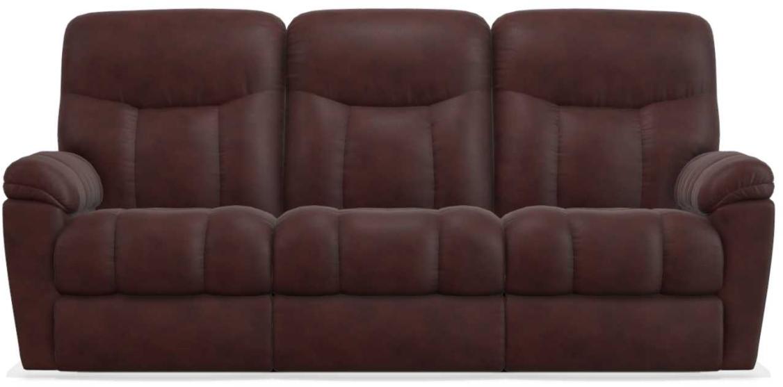 La-Z-Boy Morrison Burgundy La-Z-Time Power-Recline� With Power Headrest Full Reclining Sofa image