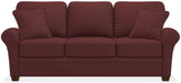 La-Z-Boy Natalie Premier Supreme-Comfort� Merlot Queen Sleep Sofa image